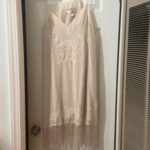 Beautiful Lauren Conrad Halter Fringe Dress - New